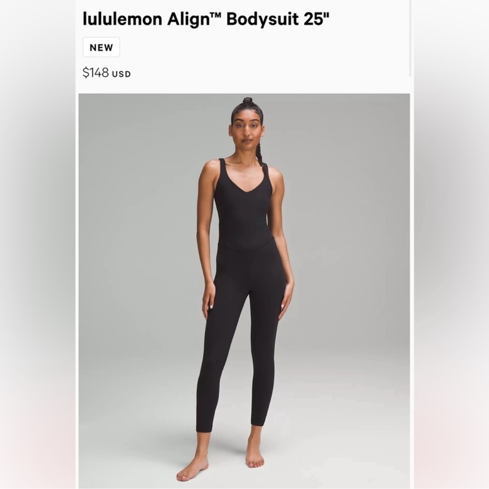 Lululemon Align Bodysuit 25”  L/10